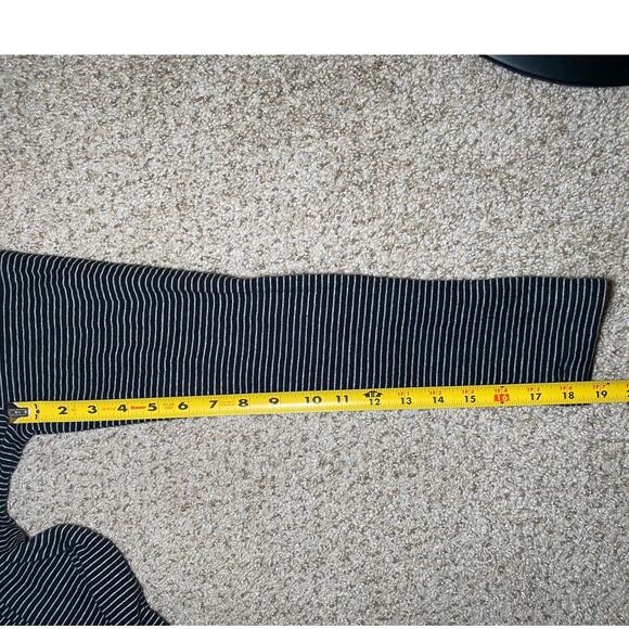 J Jill Gray & Black Striped Long Sleeve Dress - Size Medium - Picture 8 of 13